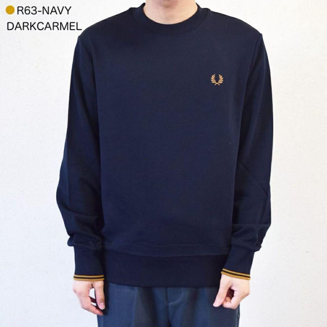 未使用 FRED PERRY スウェット トレーナー ネイビー Lサイズ