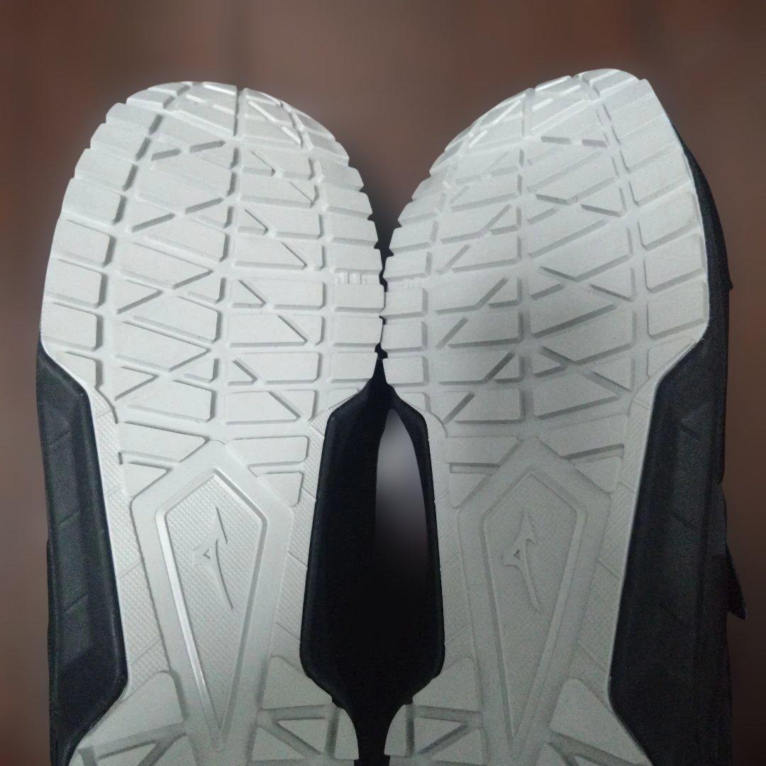 mIzuno ミズノ　安全靴　ベルクロ　ブラック　 26cm ベルクロ　美品！