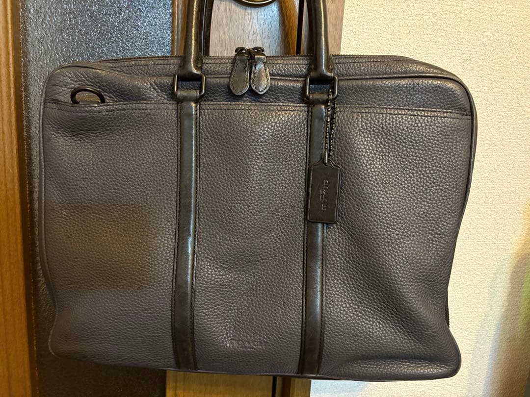 COACH グレインレザー　ビジネスバッグ