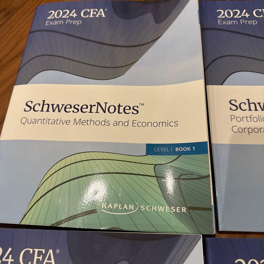 語学・辞書・学習参考書 2024 CFA Level1 SchweserNotes