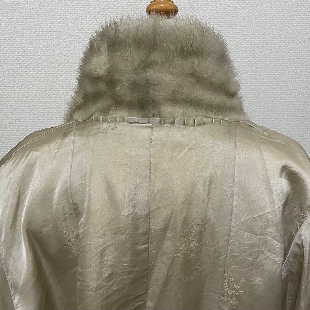 ミンク毛皮　ファーコート　Ｌサイズ　11号