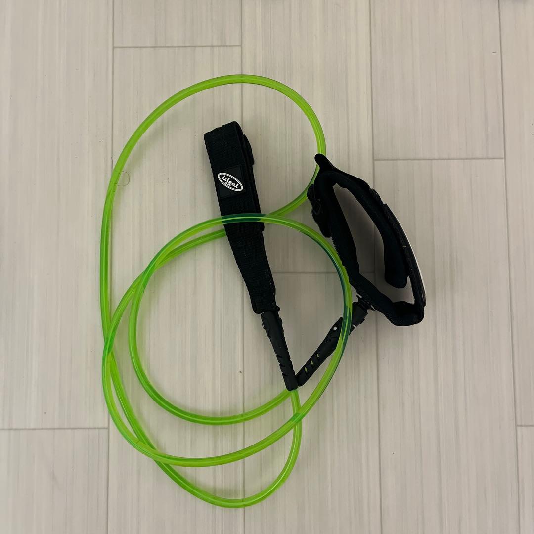 ISHIHARAサーフボード グリーン 5フィン 6.5フィート