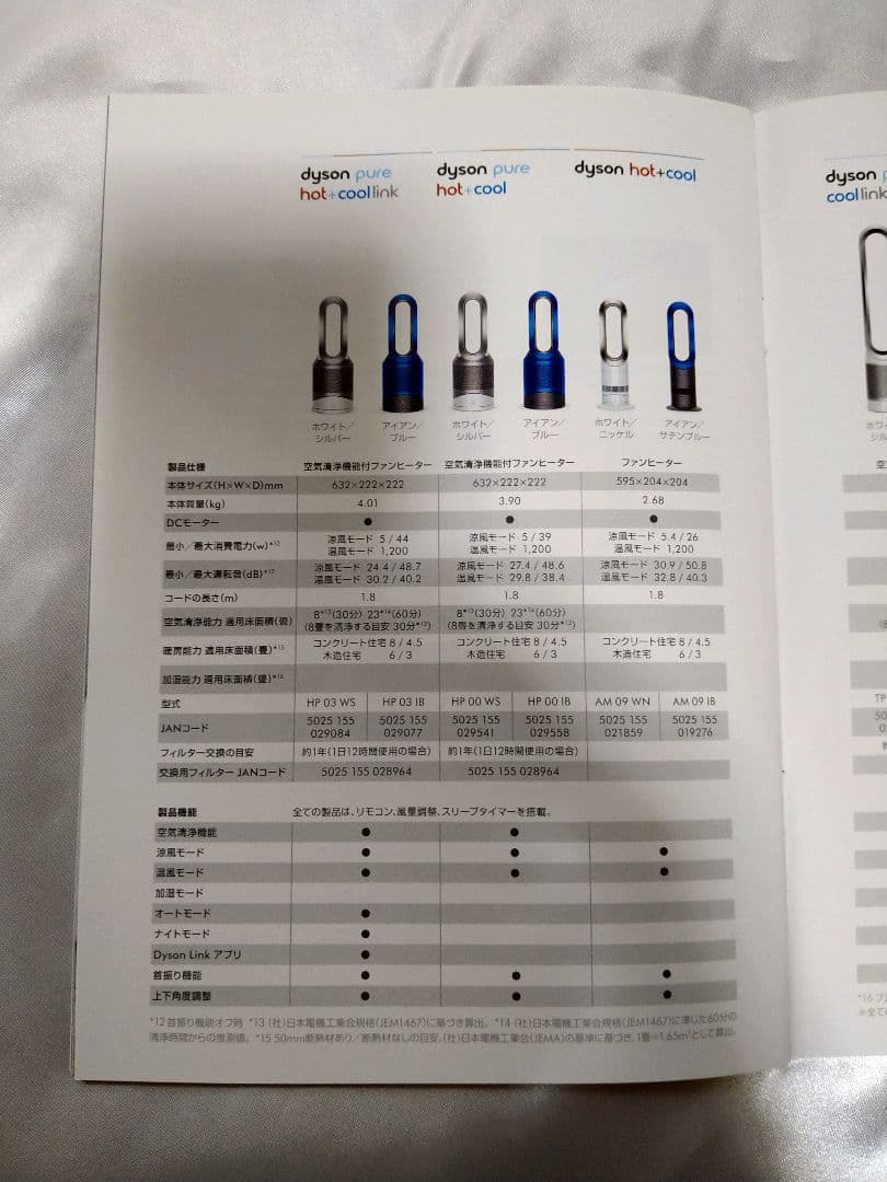 ダイソン PURE HOT+COOL HP00 空気清浄機能付 ファンヒーター