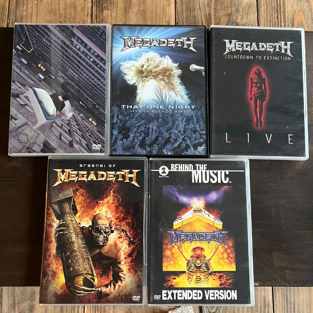 MEGADETH / メガデス　5種類DVD