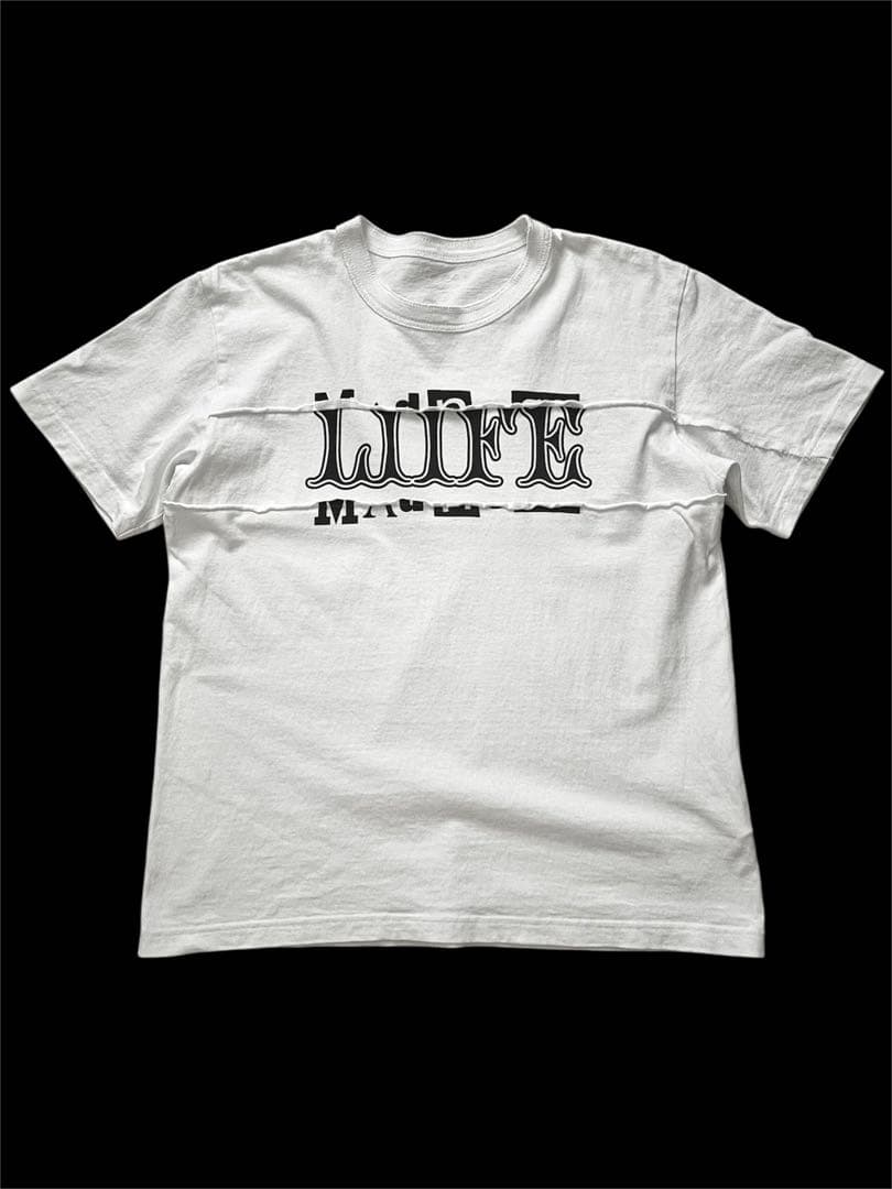 sacai 21ss archive mix Tシャツ 白2 紙タグあり