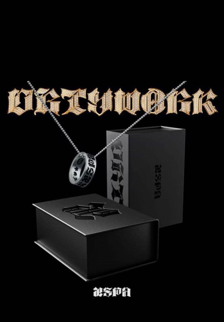 K-POP・アジア aespa dirty work dirty crew ring