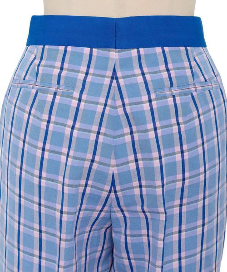 【セール！新品】DRAWER M.SUMMER ナナコ織チェックベーシックパンツ