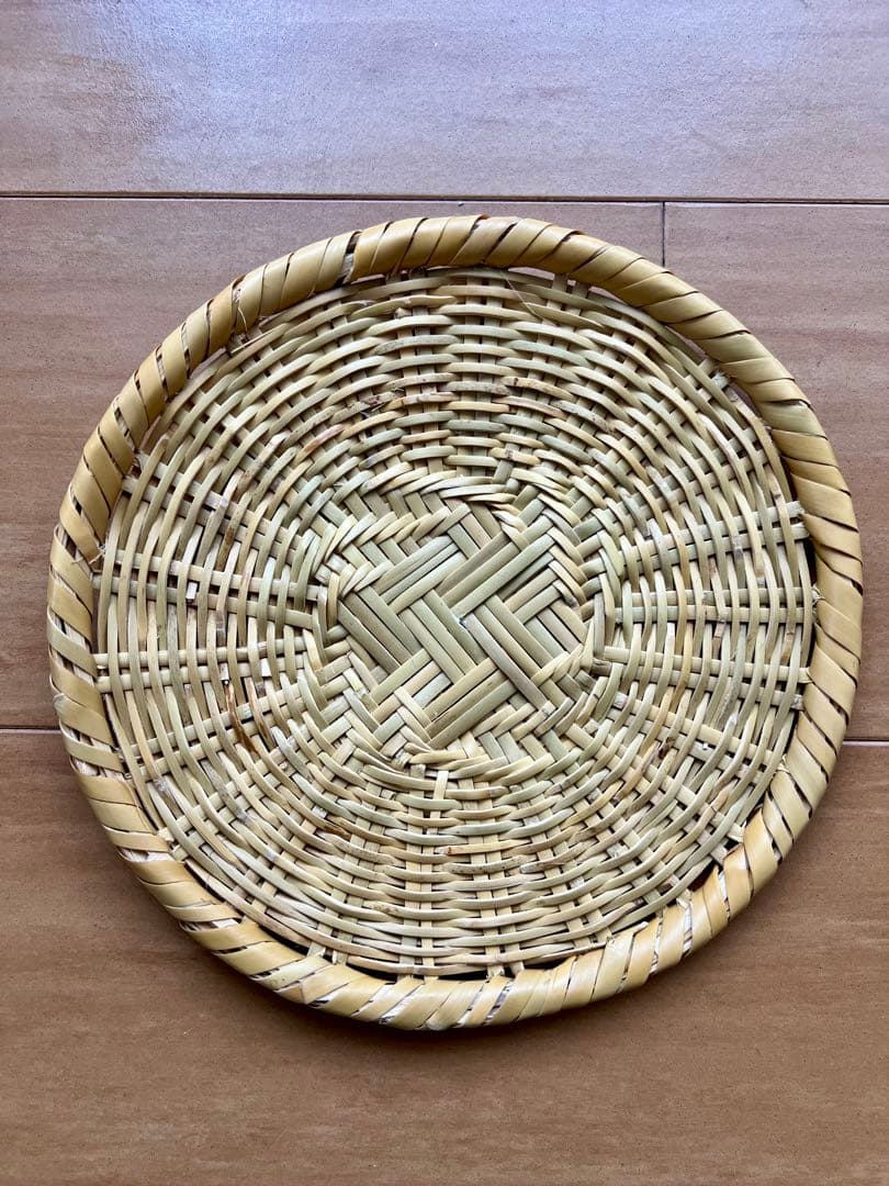 天然根曲り竹使用 戸隠ざる ７寸