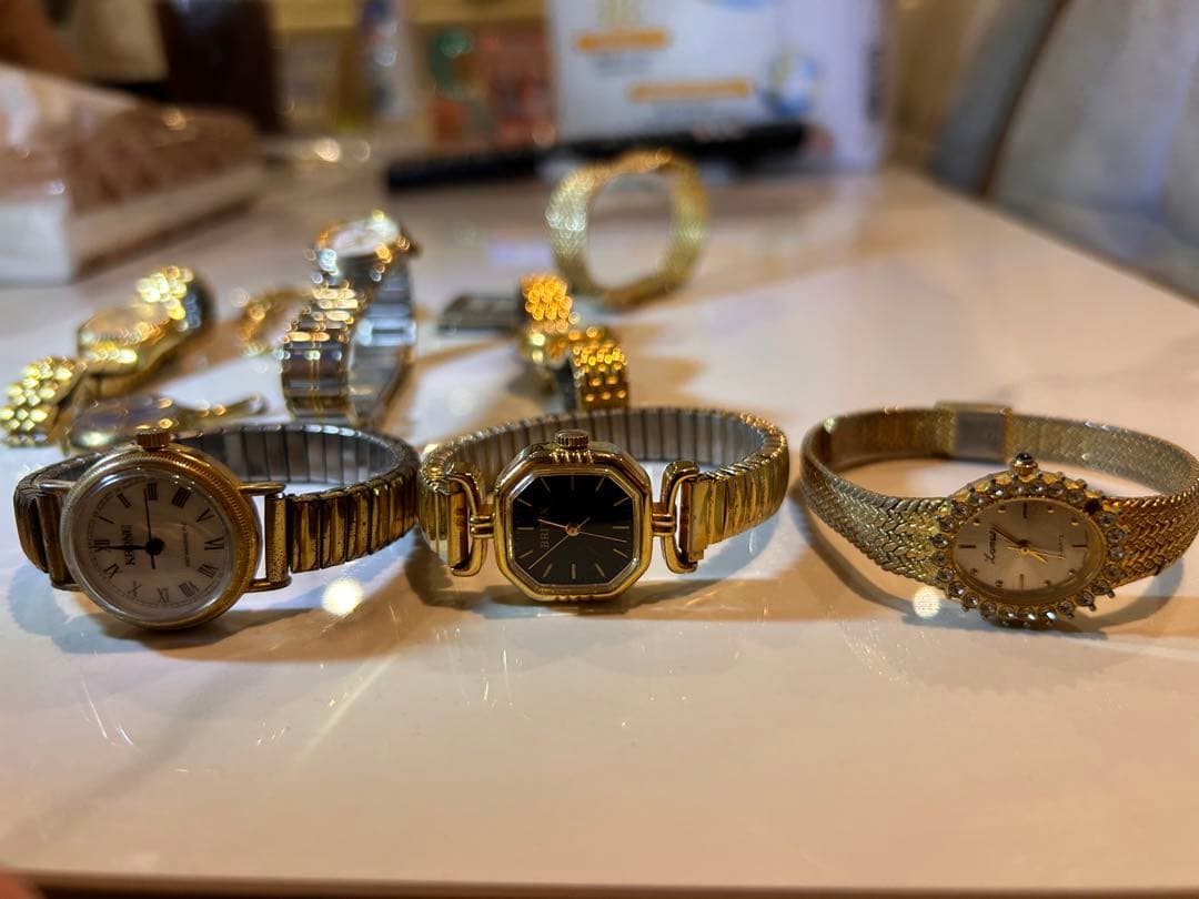 時計まとめ 約10点 SEIKO サンローラン等 ゴールド系
