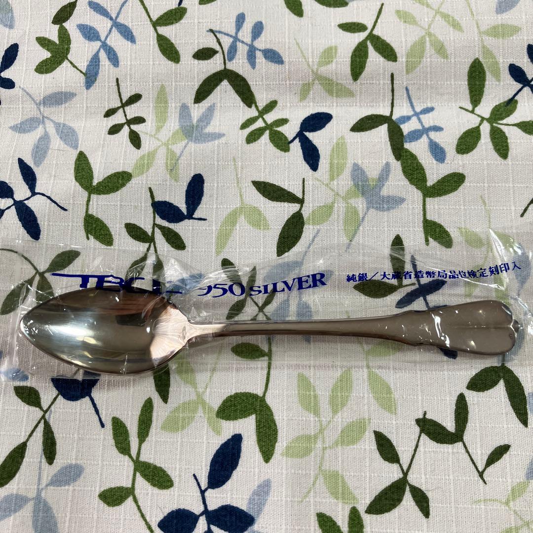 【お値下げしました】TBCL シルバースプーン5本＋シルバーポリシングクロス