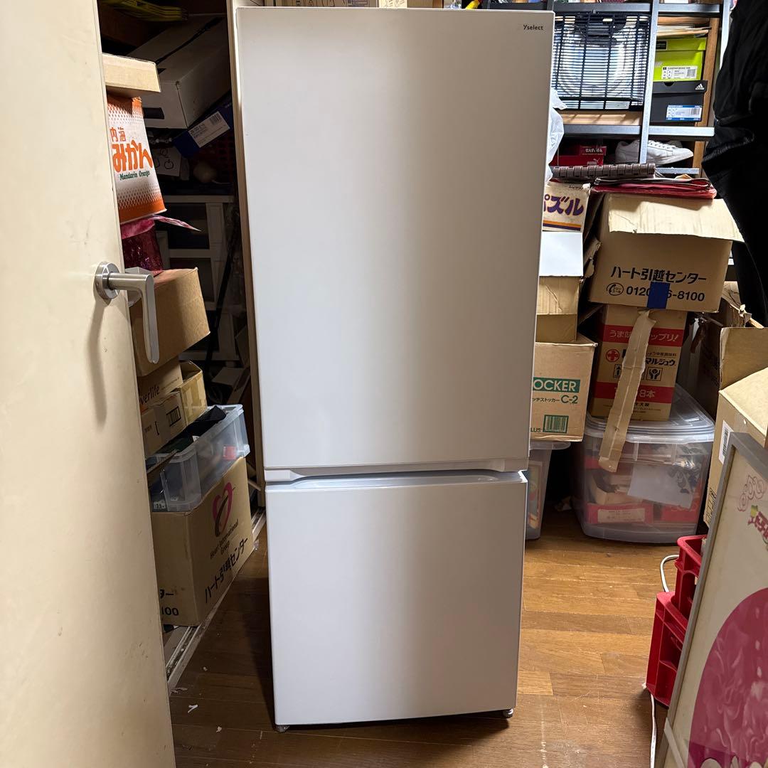 Yselect ホワイト冷蔵庫ヤマダセレクト2022年製