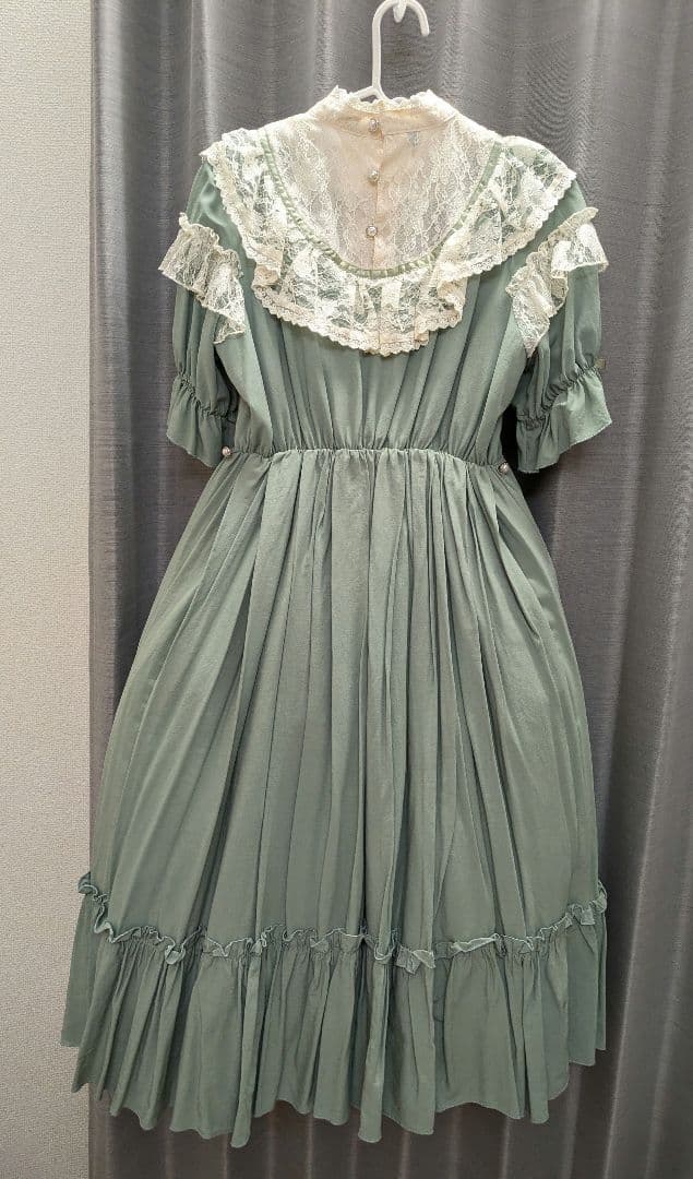 axes femme kawaiiヴィンテージドールワンピース ミント