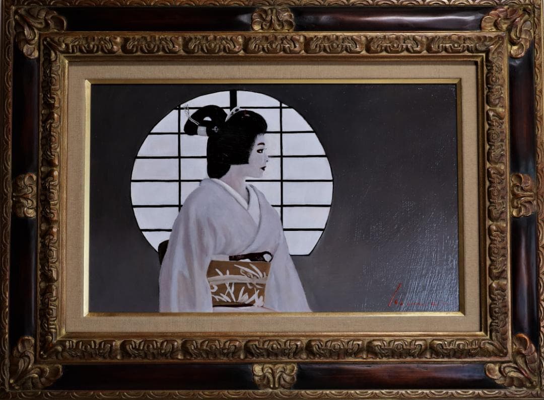 『空蝉(うつせみ)』 油彩肉筆画