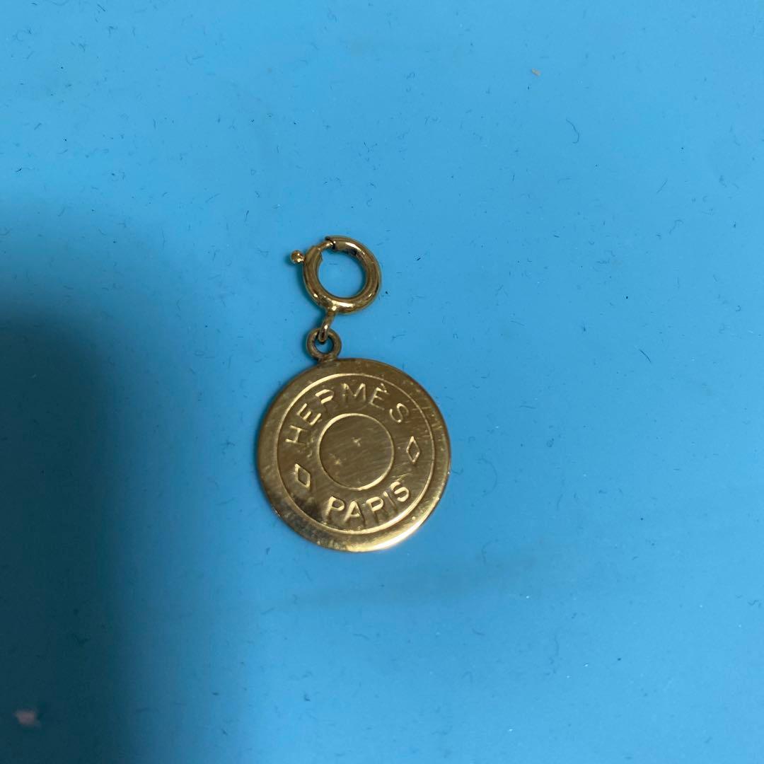 HERMES 円形チャーム 3g