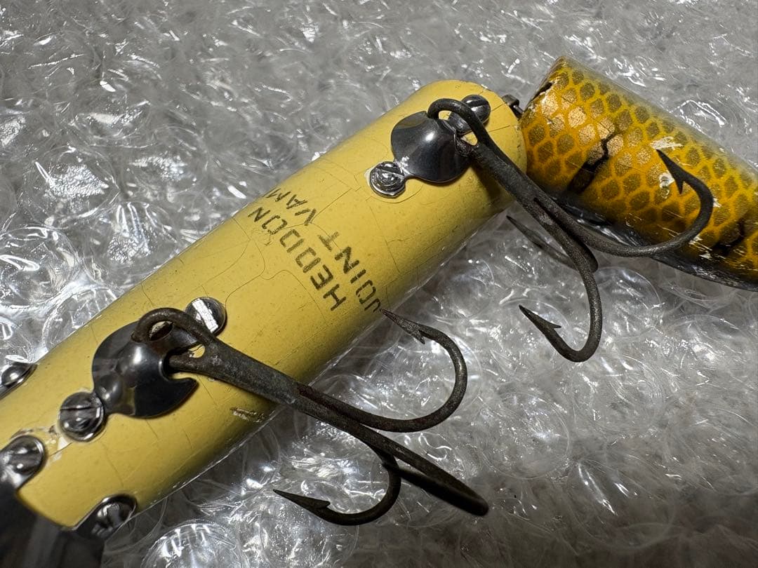 オールドヘドン　ジョイントバンプ　ウッド　1950年代　金目　HEDDON