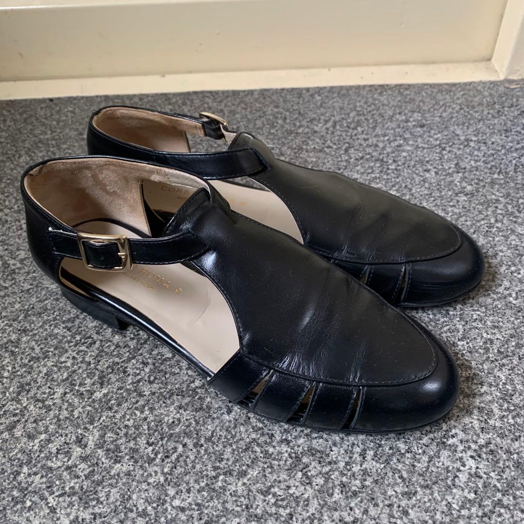 コルソローマノーヴェCORSO ROMA 9グルカサンダル/サイズ37ブラック