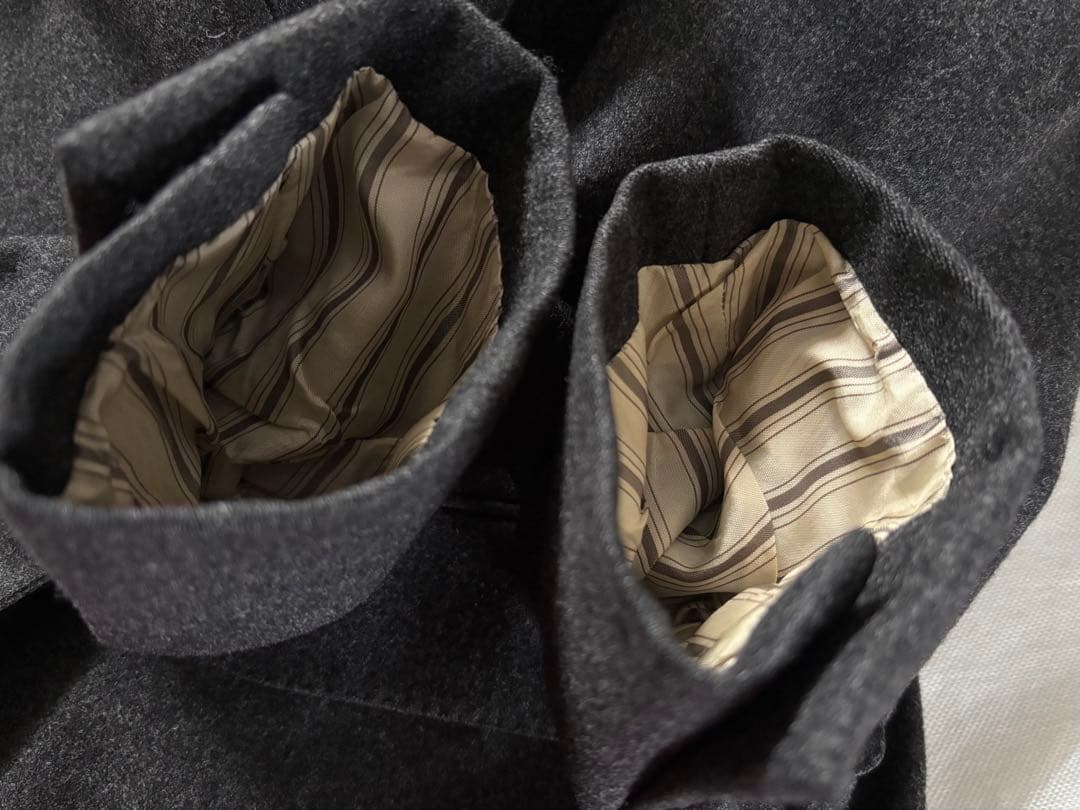 美品　CARUSO カルーゾ　46 グレーフランネル ジャケット イタリア製