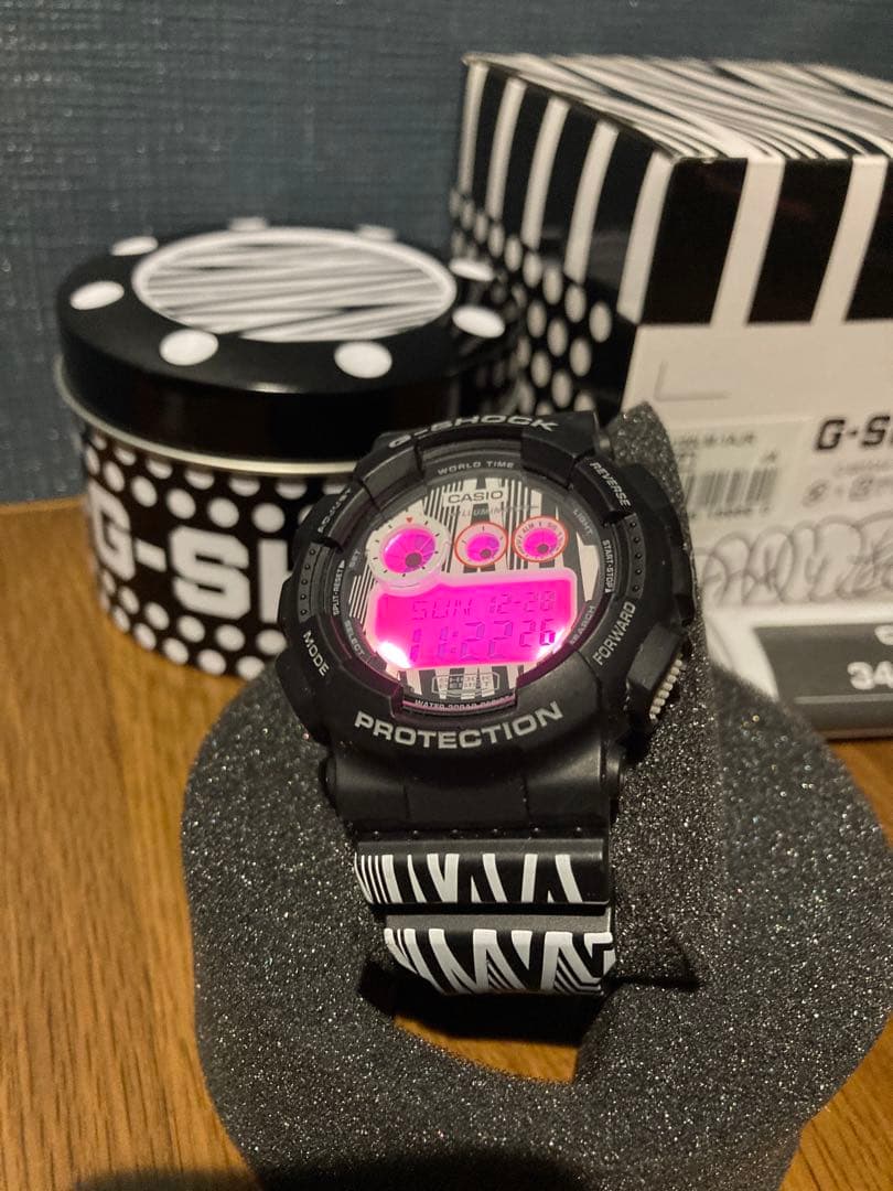 G-SHOCK GD-120LM-1AJR ブラック/ピンク