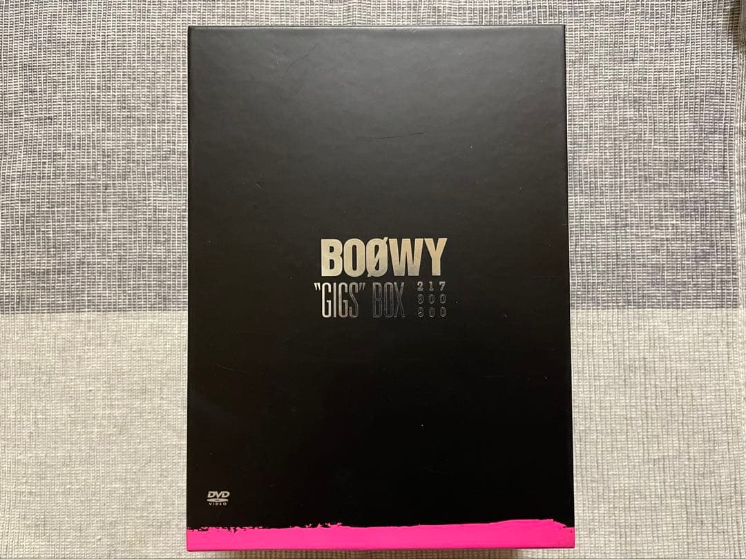 超美品【DVD】BOØWY “GIGS” BOX 8枚組　20周年