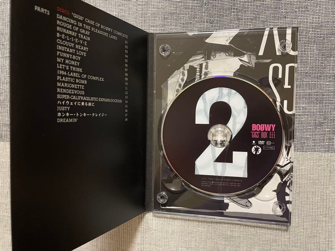 超美品【DVD】BOØWY “GIGS” BOX 8枚組　20周年