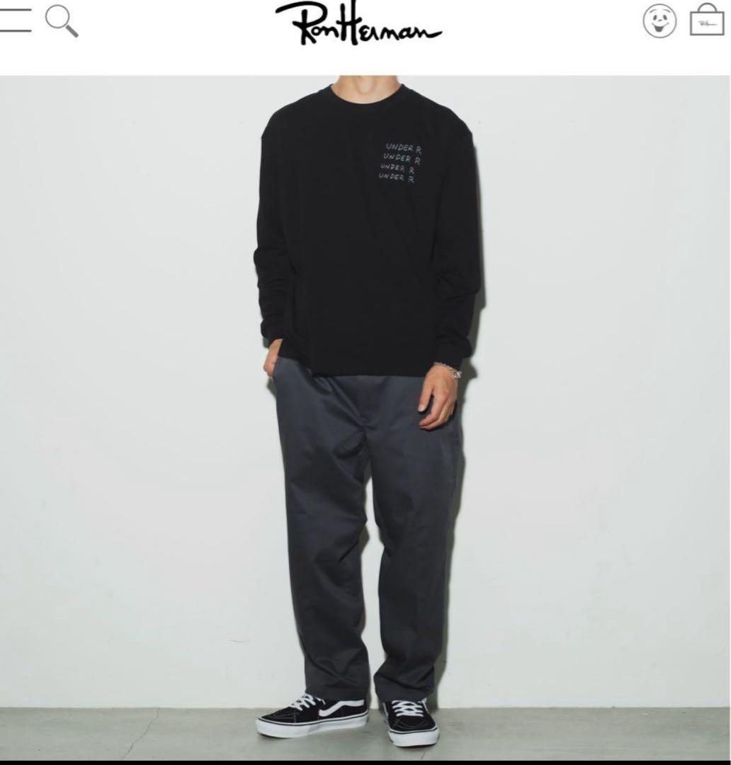 アンダーR 別注 ディッキーズ ワークパンツ 32 ワイド グレー ロンハーマン