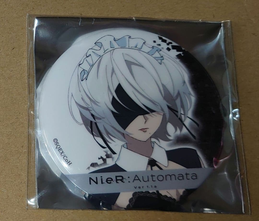 ニーアオートマタ 2B デコット アニメイト アニカフェ 缶バッジ