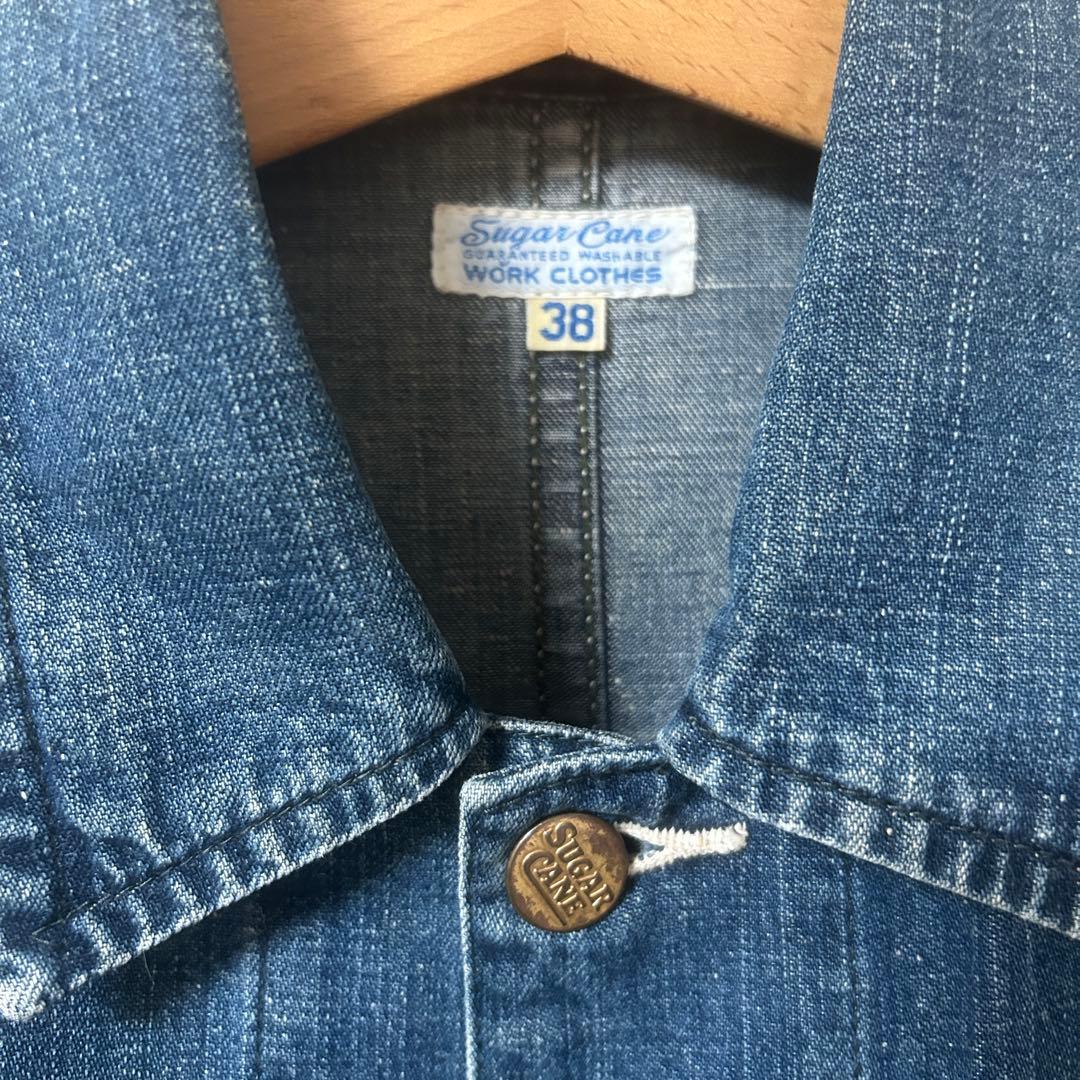 東洋エンタープライズ シュガーケーン デニムカバーオール 38