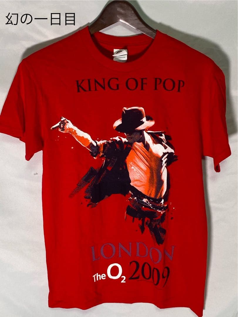 2492❣️ マイケルジャクソン　キング・オブ・ポップ ツアーTシャツ S