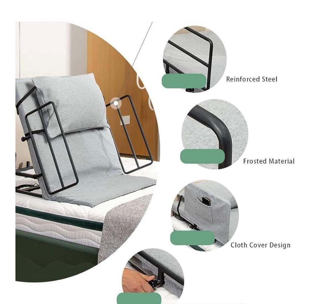 介護ベッド、電動ベッド背もたれ