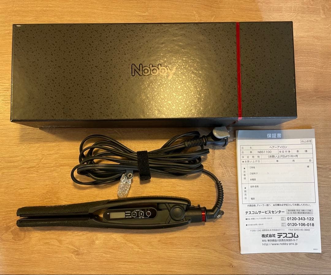 テスコム　Nobby ノビー　ヘアアイロン　NBS1100 箱付き