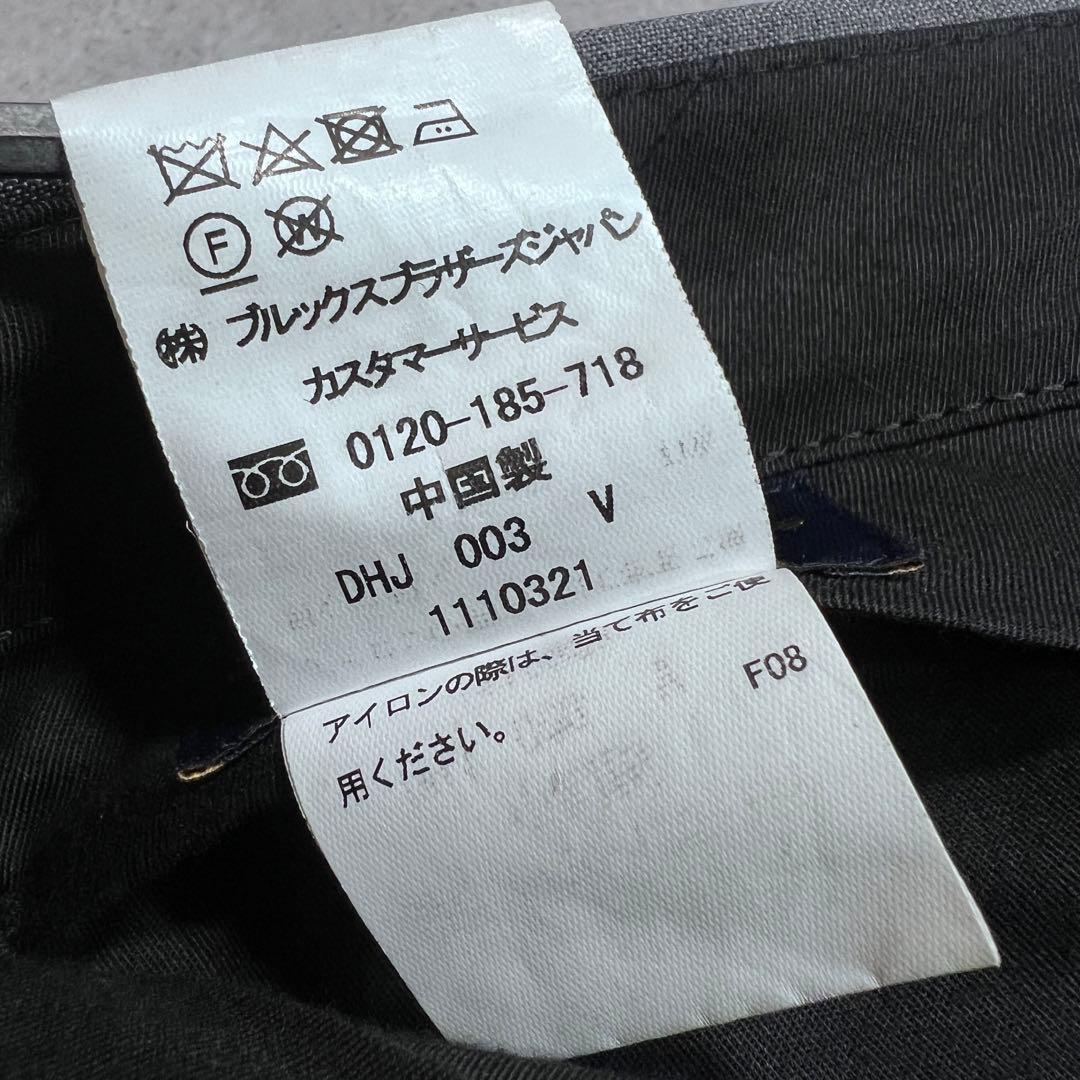 【極美品】ブルックスブラザーズ トレーニョ1900ウールスラックス グレーw31