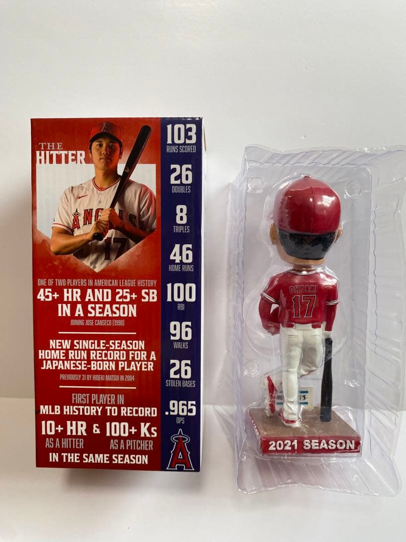 希少品 大谷翔平 エンジェルス ヒストリックシーズン記念ボブルヘッド