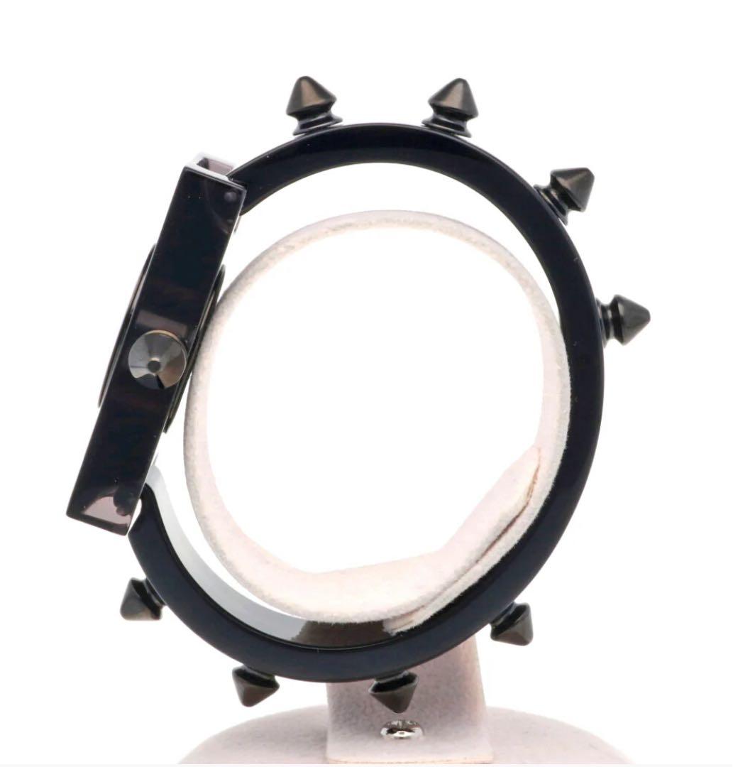 GUCCI ブラック スクエアフェイス 時計　ヴィンテージ