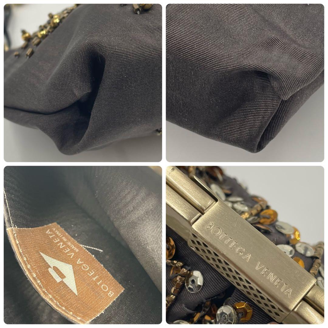 ボッテガ アクセサリーポーチ ビジュ スパンコール パーティーバッグ