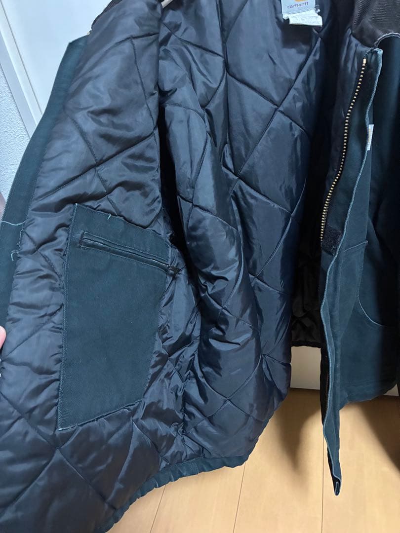 USA製　カーハート トラディショナルジャケット デトロイトジャケット　ブラック