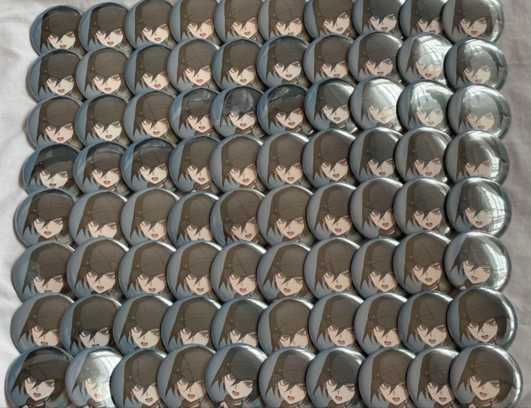 【80個セット】ダンガンロンパ アニメイトフェア さくしゃ2 缶バッジ 最原終一