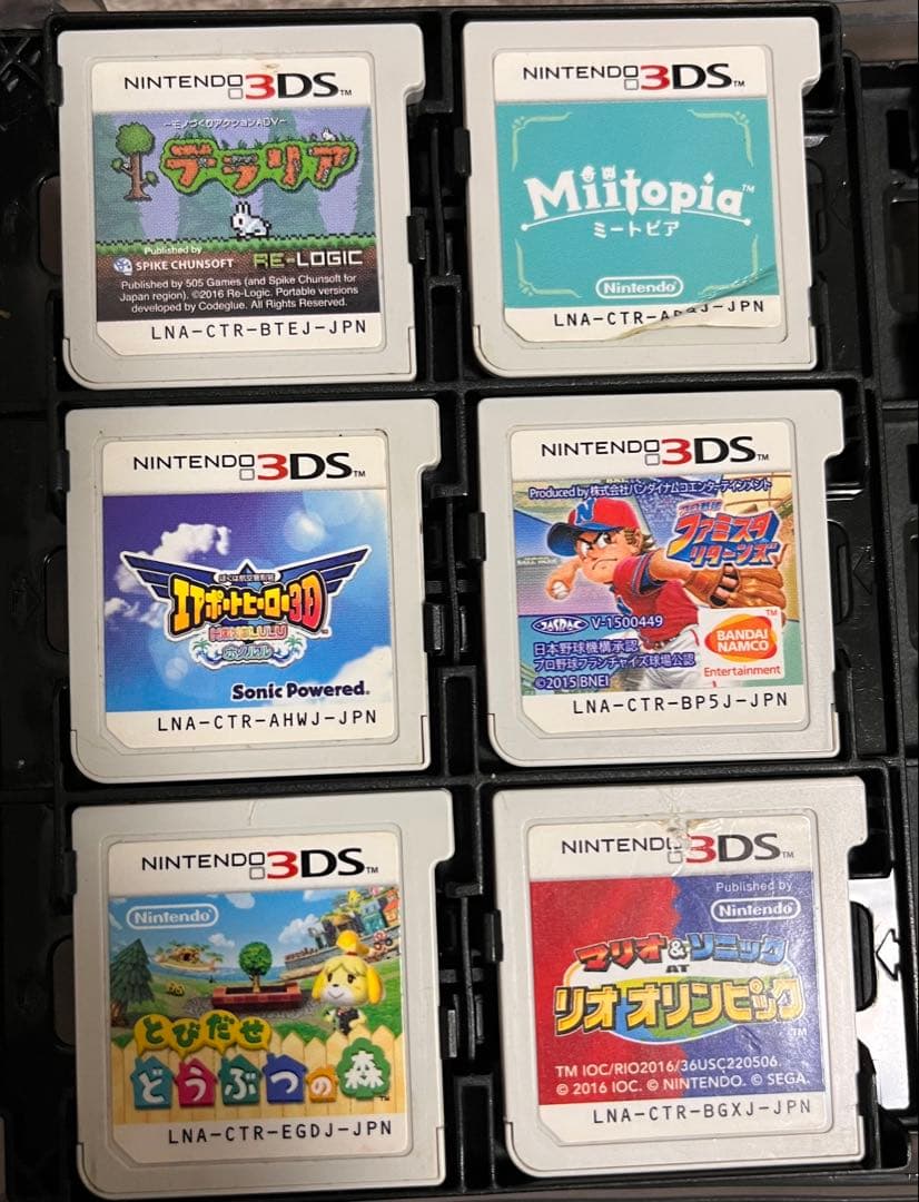 ニンテンドー3DS ゲームソフト 6本　一つ2000円 バラ売り可