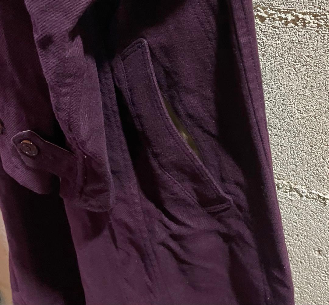 45R上質モールサージのストレッチワンピースゆったり暖か45100円新品同様