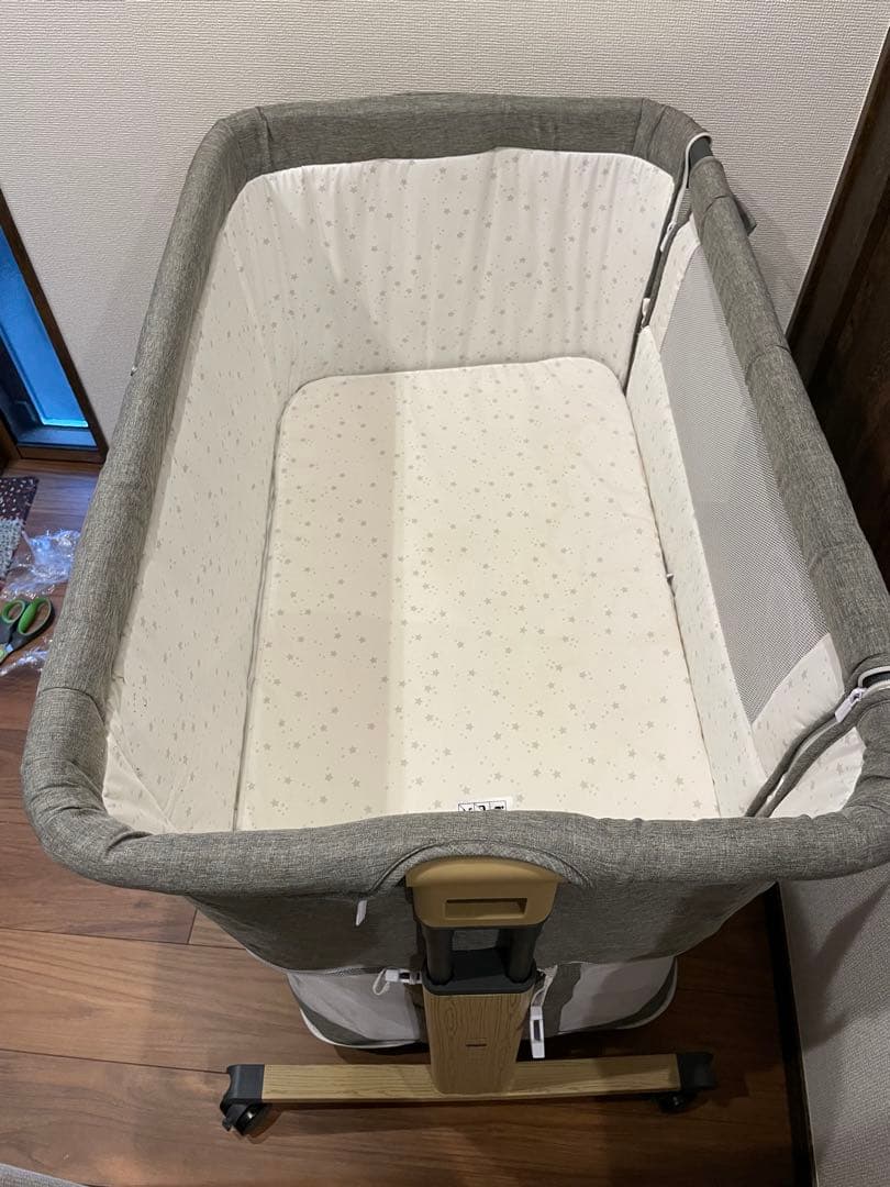 美品 ★ ベビーベッド ベビー用 マット サークル