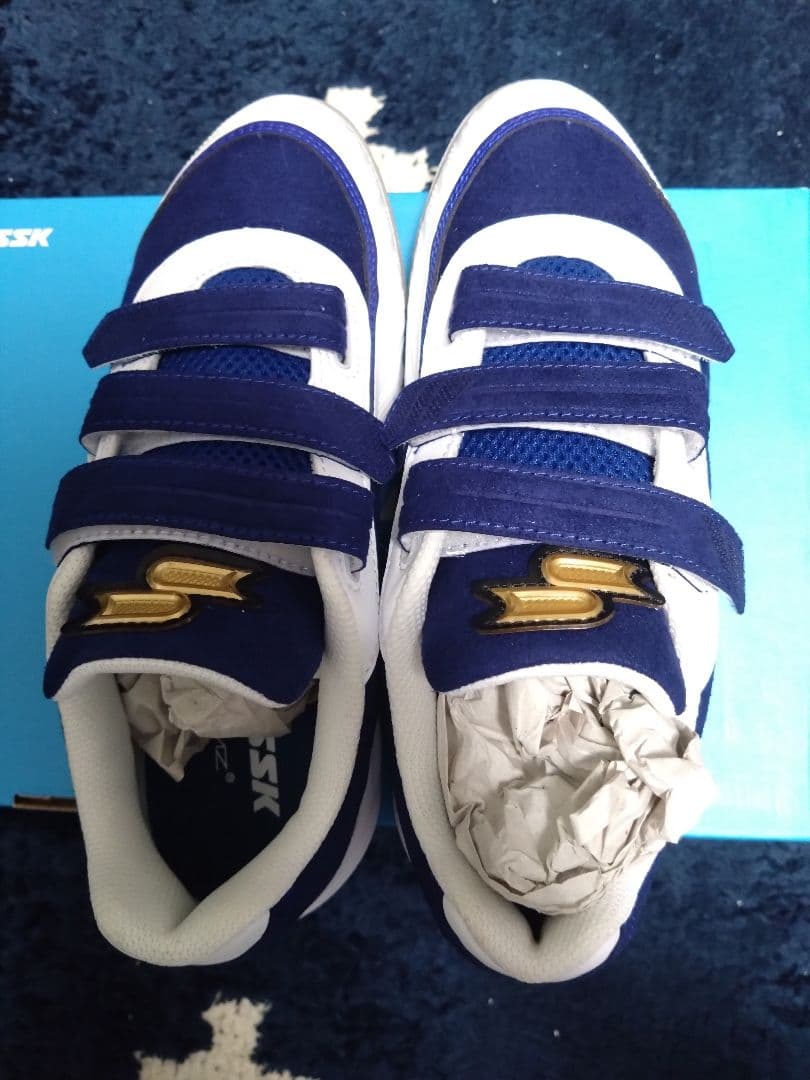 ハ*ネ様 SSK プロエッジ野球スパイクMC-VC-R ブルー/ホワイト 25.