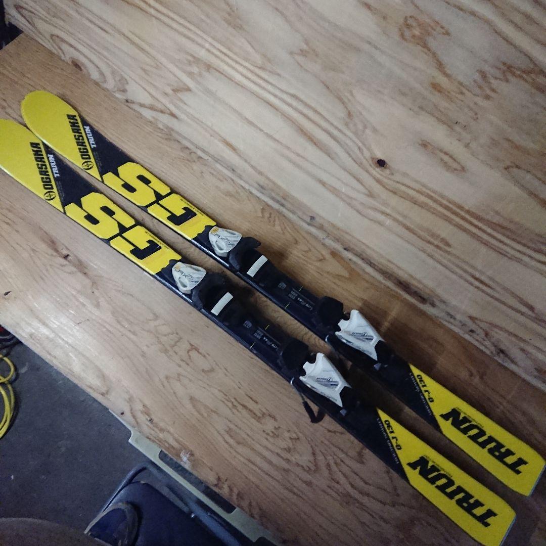 【中古品】オガサカTRIUN G-J130 cmジュニアGSスキー ビン付