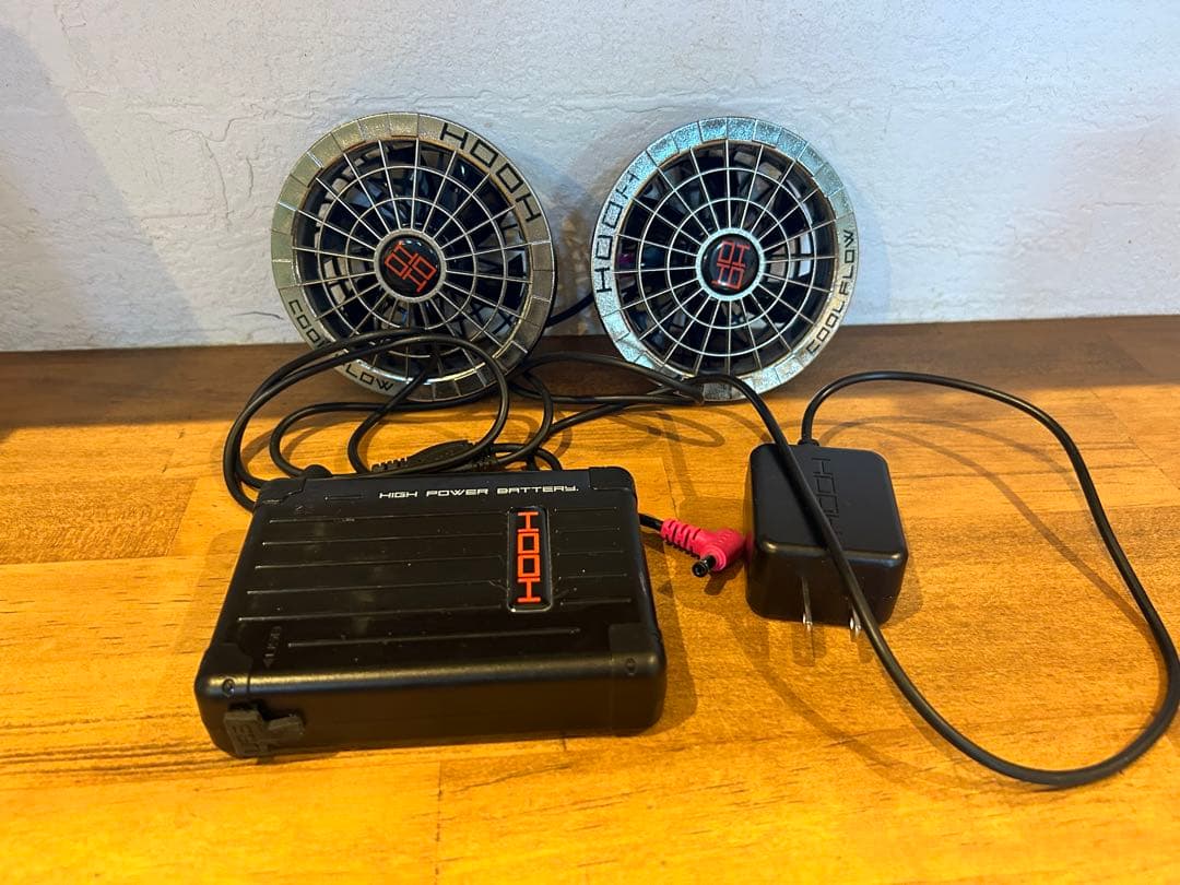 村上被服 HOOH 快適ウェア用冷却ファン セット