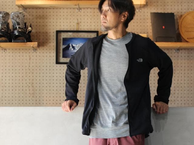 The North Face サーマルバーサグリッドフルジップクルー Mサイズ