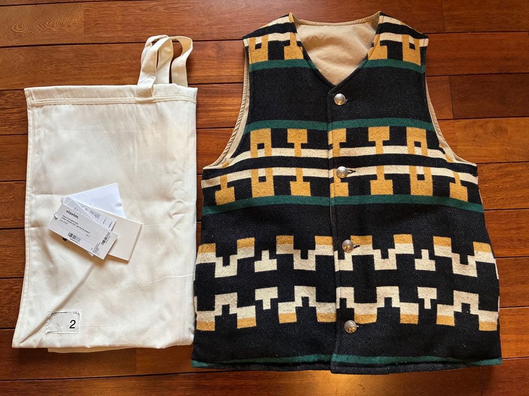 ジャケット・アウター visvim KORA DOWN VEST NATIVE BLANKET 2