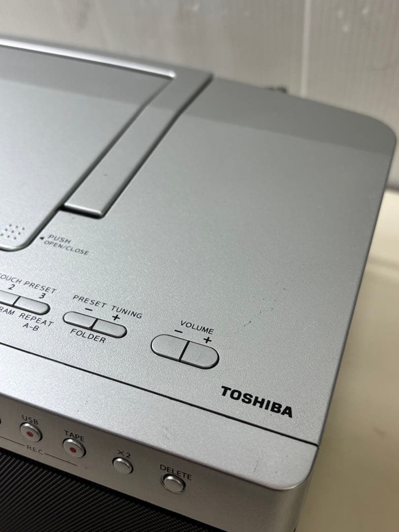 東芝 Aurex ラジオカセットレコーダー TY-AK1 2020年製