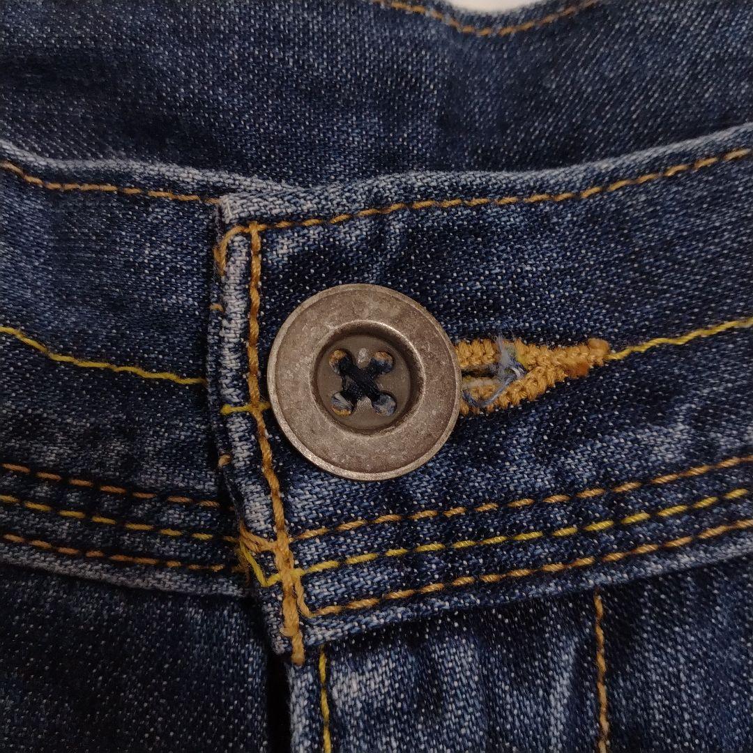 希少 W34 リーバイス502 ペイントデニムパンツ カーゴパンツ ワークパンツ