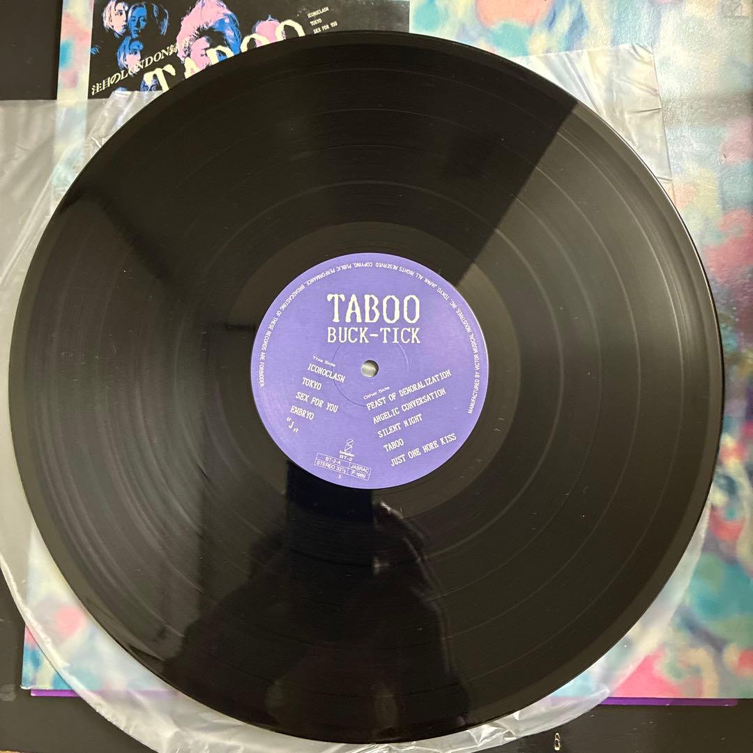 BUCK-TICK TABOO アナログ限定盤ピクチャーレコード付き