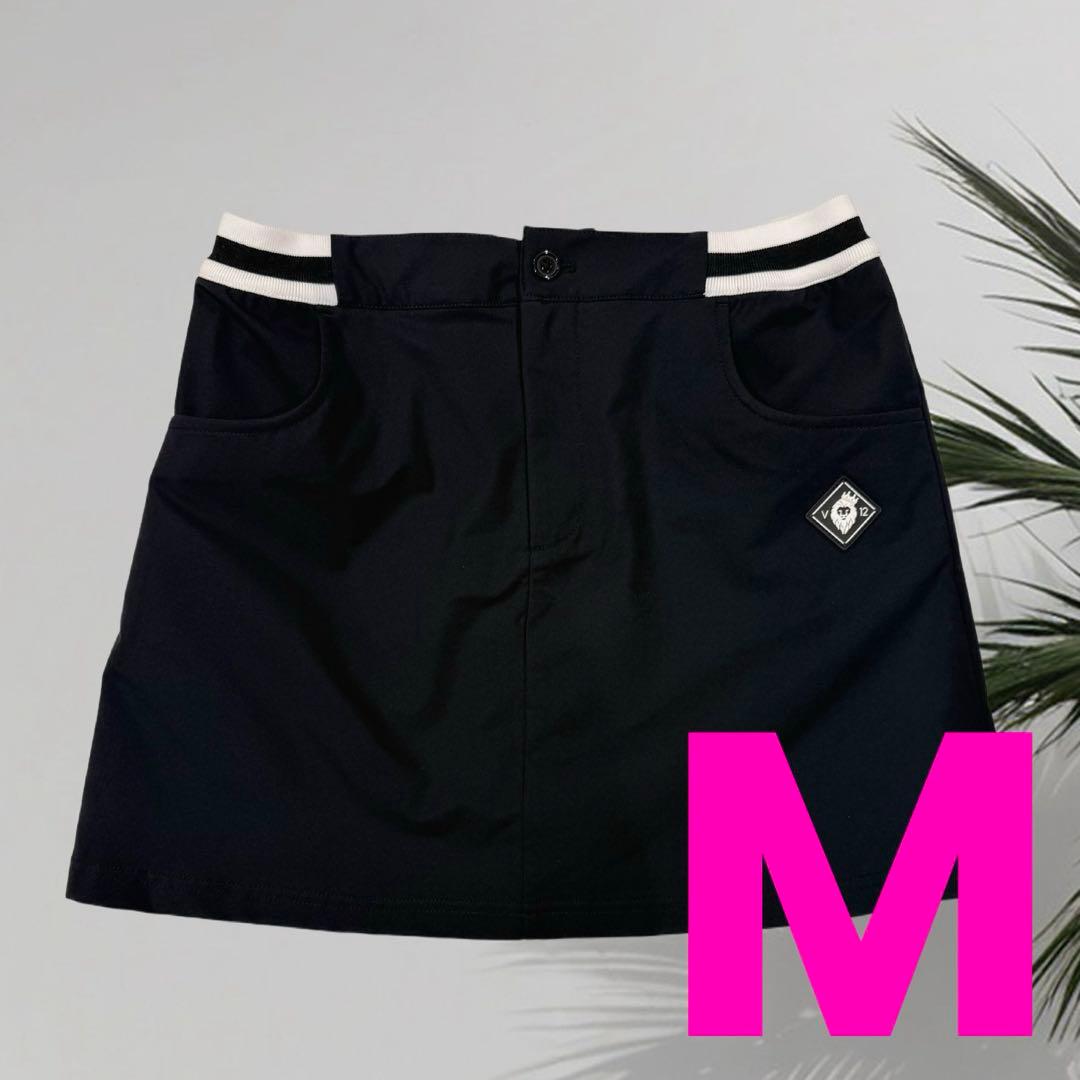 【新品】V12 ゴルフ　レディース　スカート　黒　Mサイズ