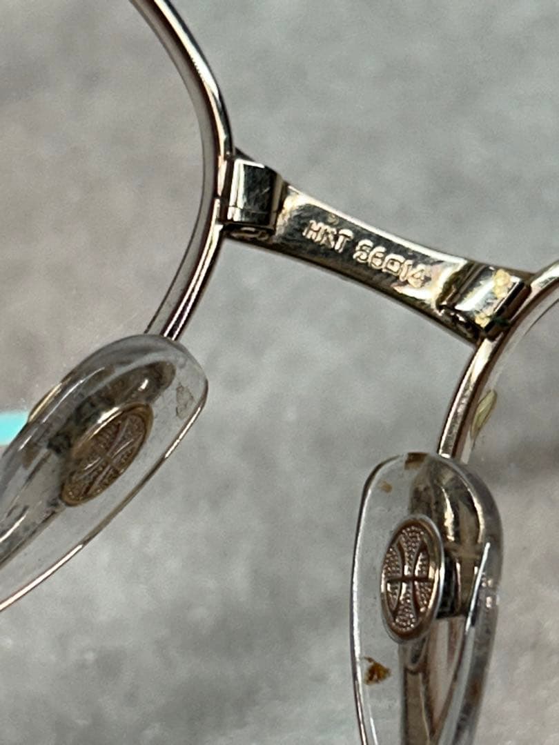 HOYA ホーヤ アイジュエリー 金台 ダイヤ装飾 高級 フレームメガネ 老眼鏡