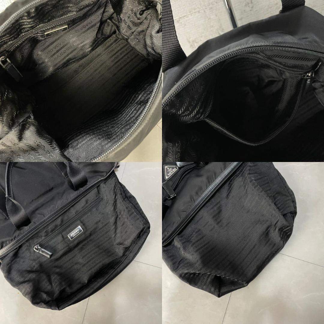 PRADA ハンドバッグ プラダ ミニボストンバッグ BR3697 黒 良品